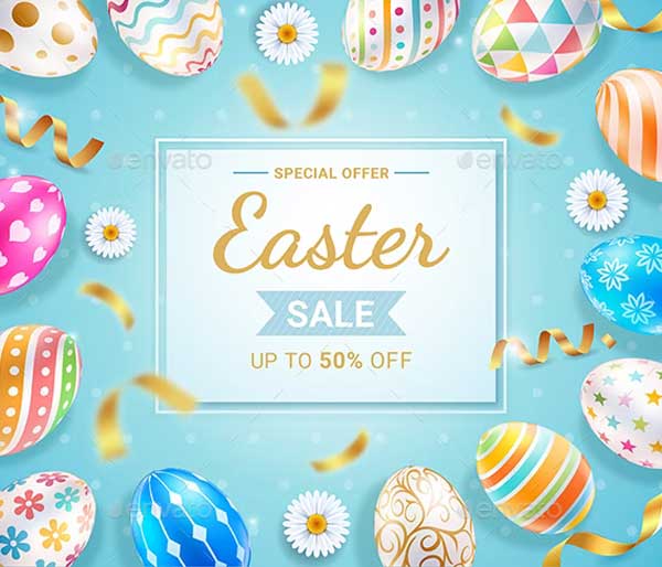 Easter Sale Background