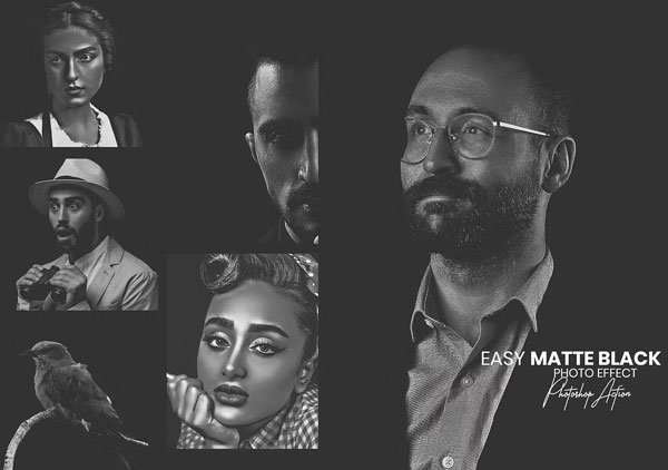 Easy Matte Black Photo Effect Actions Download