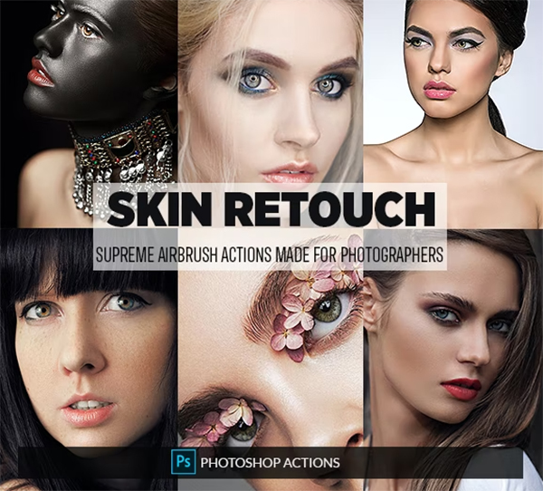 Easy Skin Retouch Photoshop Actions