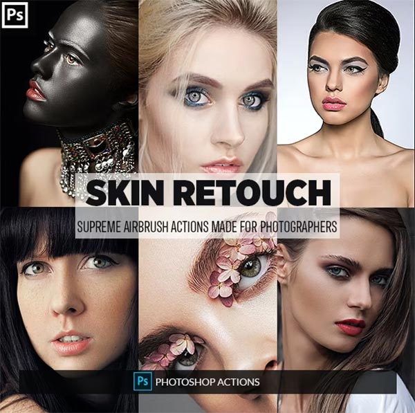 Easy Skin Retouch Photoshop Actions