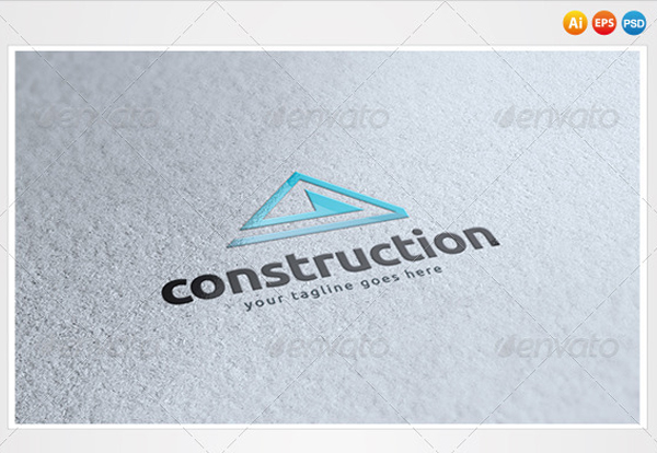 Easy to Edit Construction Logo Design