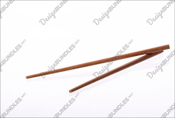 Eco-friendly Wooden Chopsticks Mockup