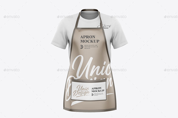Editable Apron Mockup