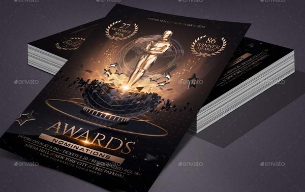 Editable Awards Flyer Template Download