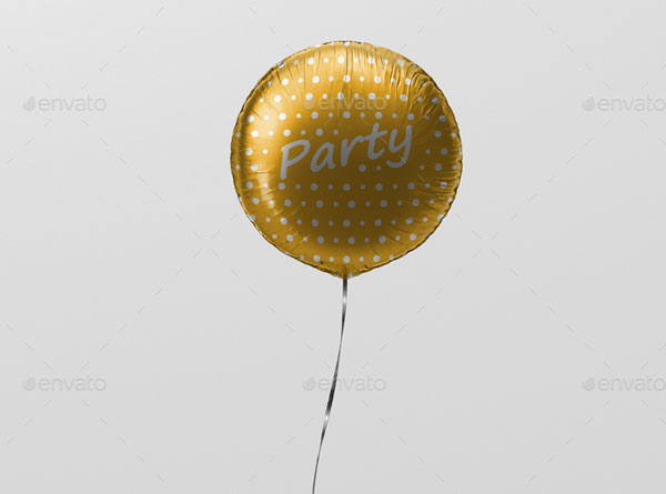 Editable Balloon Mockup