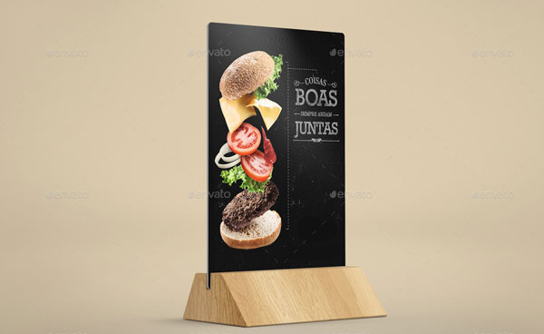 Editable Best Table Tents Mockups