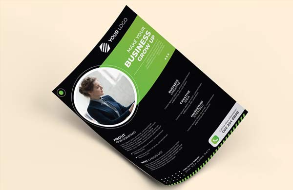 Editable Business Flyer PSD Free Download