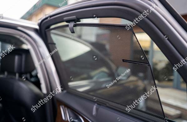 Editable Car Window Mockup