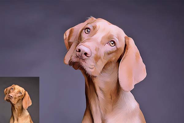 Editable Cartoon Photoshop Actions Template