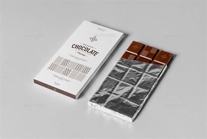 Editable Chocolate Mock-up