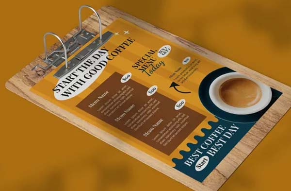 Editable Coffee Menu Template