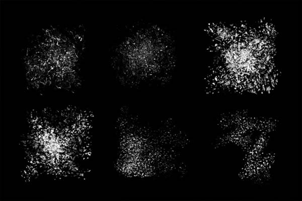 Editable Dispersion Photoshop Brushes