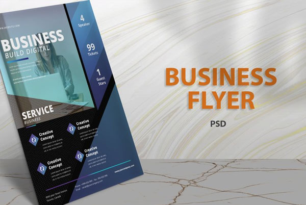 Editable Event Summit Conference Flyer