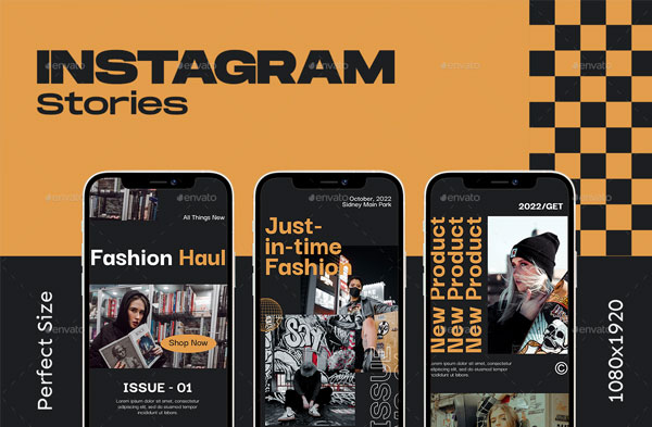 Editable Fashion Instagram Banner Templates