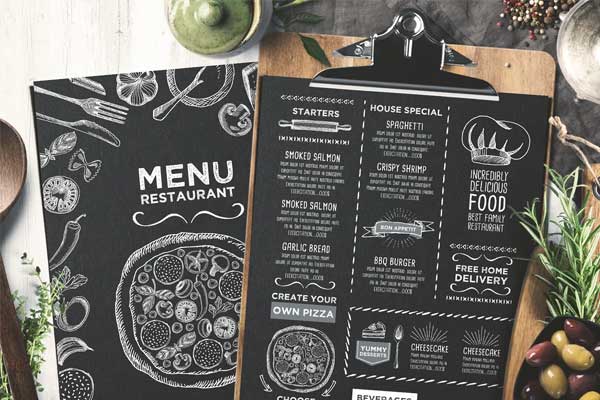 Editable Food Menu Design Template