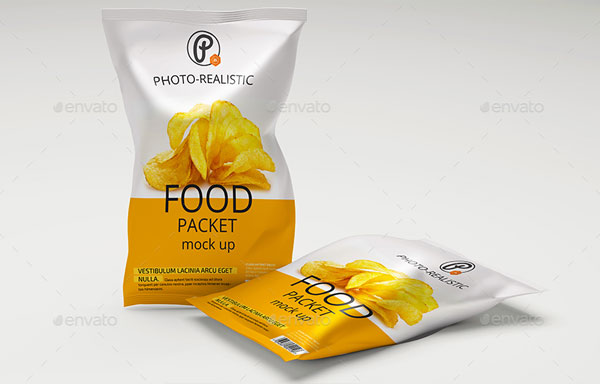 Editable Food Packaging Mock up