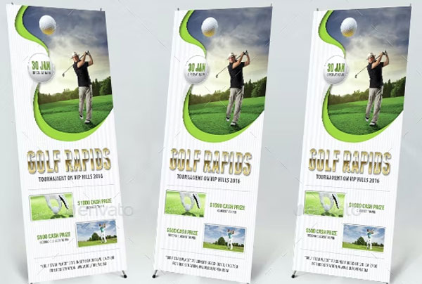 Editable Golf Event Banners