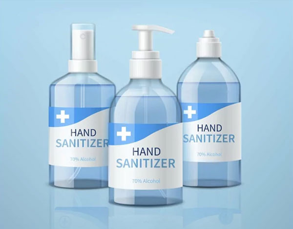 Editable Hand Sanitizer Bottle Mockup