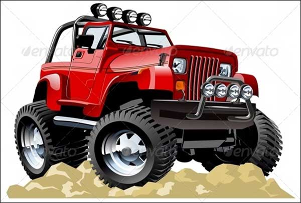 Editable Jeep Vehicle Mockups