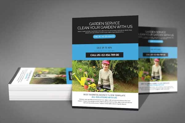 Editable Lawn Garden Services Flyer Template