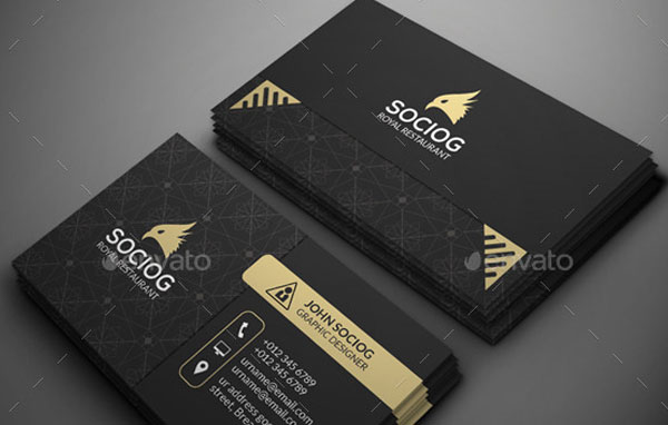 Editable Luxury Business Card Templates