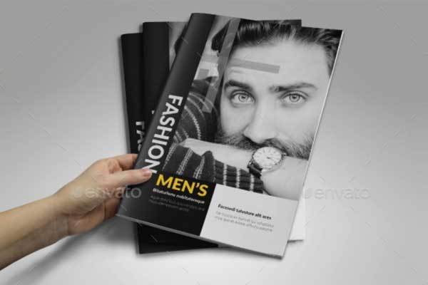 Editable Men's Fashion Magazine