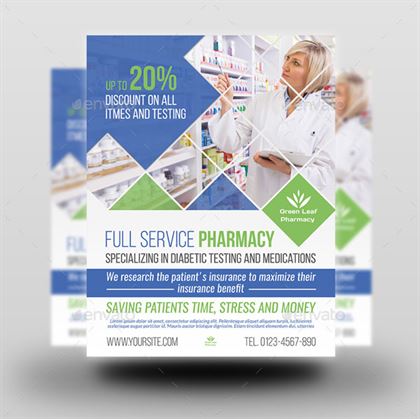 Editable Pharmacy Flyer Template