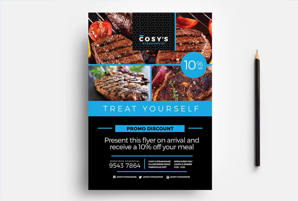 Editable Restaurant Cleaning Flyer Template