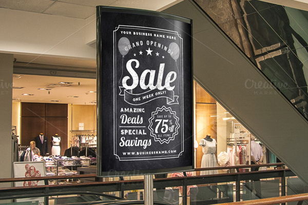 Editable Sale Poster & Postcard Template