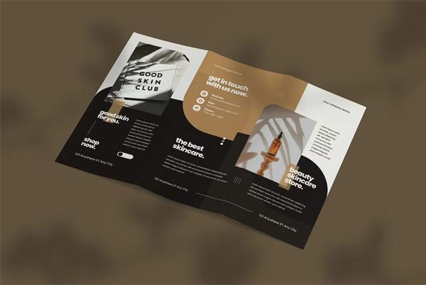 Editable Skincare Brochure Templates Download