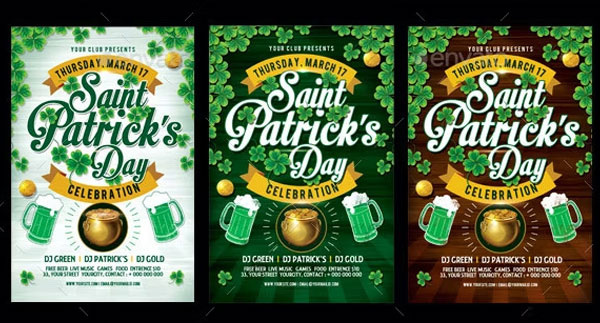 Editable St. Patrick's Day Flyer