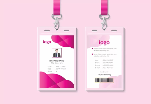 Editable Student ID Card Template