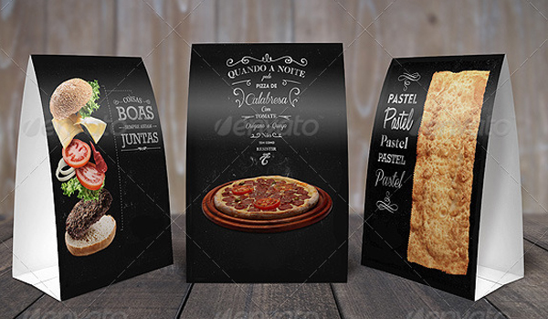 Editable Table Tents Mock Up Template