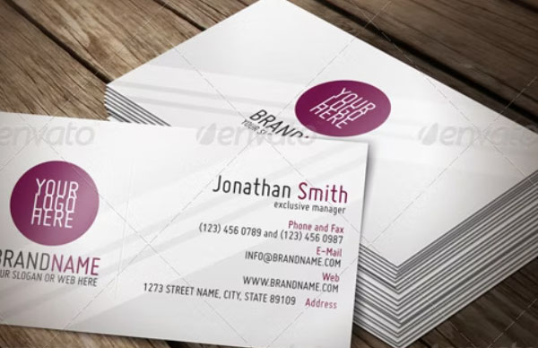 Editable Unique Business Card