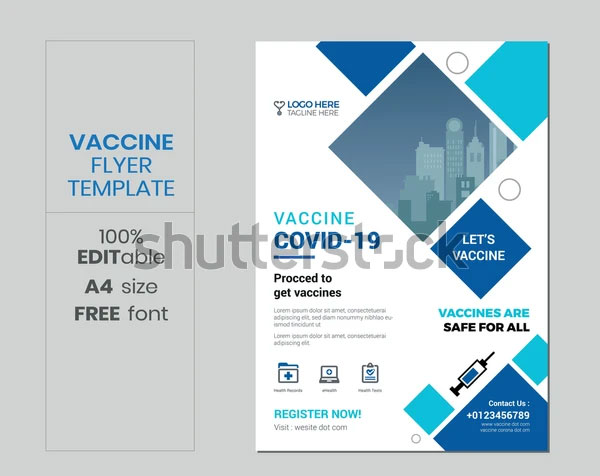 Editable Vaccination Event Flyer