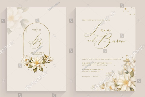 Editable Wedding Invitation Cards Download