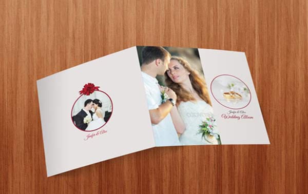 Editable Wedding Photo Album Templates