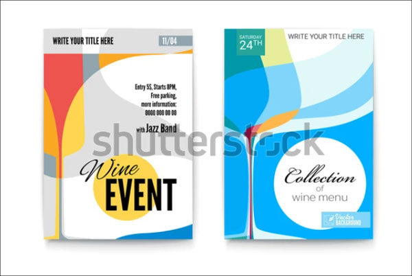 Editable Wine Flyer Template