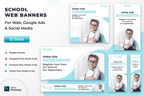 Education Tutorial Banners