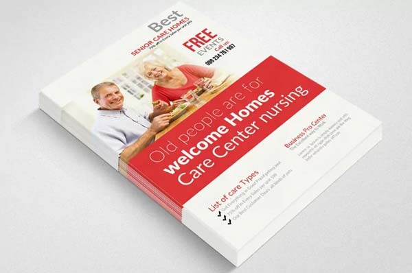Elderly Nursing Care Flyer Template