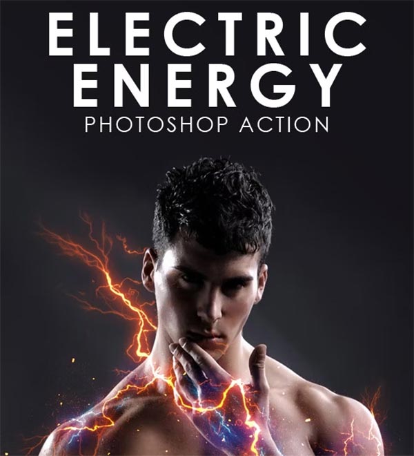 Electric Energy Photoshop Action