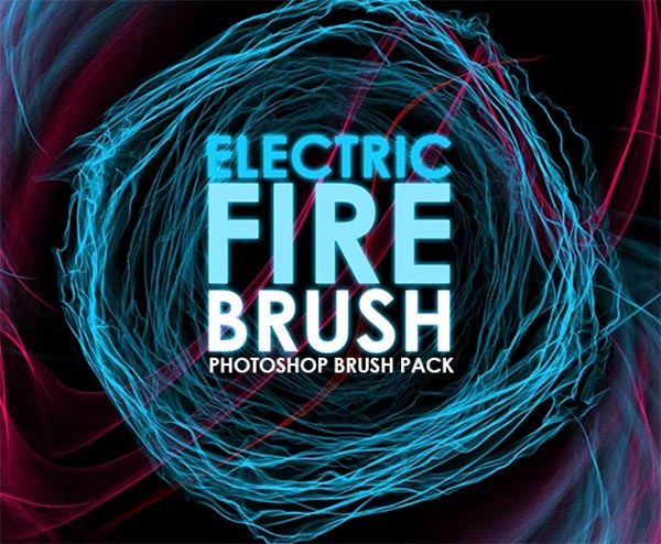 Electric Fire Abstract Smoke Photoshop Brush