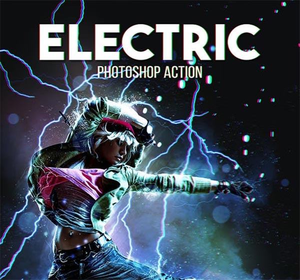 Electric Photoshop Special Action
