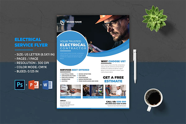 Electrical Service Flyer & Poster