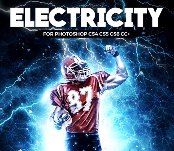 Electricity Photoshop Action