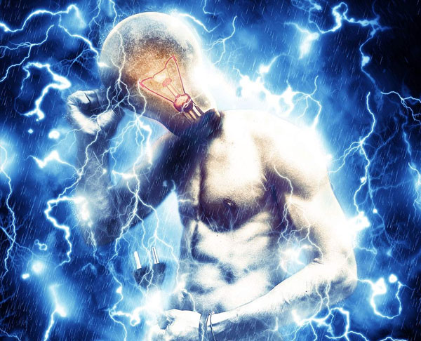 Electricity Power Photoshop Action