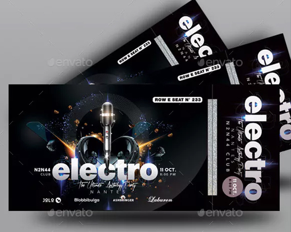 Electro Concert Ticket