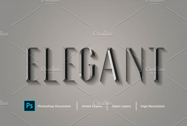 Elegant Text Effect & Layer Style