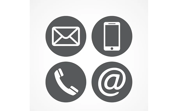 Email Contact Icons Template