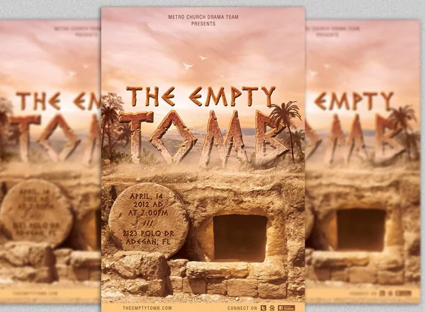 Empty Tomb Easter Flyer Template
